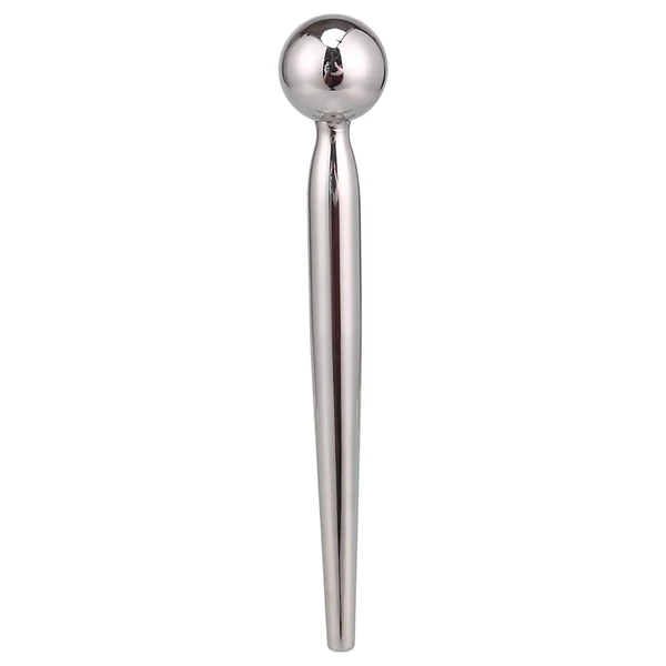 FukR - fém, gömbös dilátor - 8cm (ezüst)
