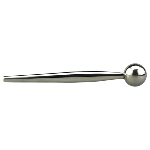 FukR - fém, gömbös dilátor - 8cm (ezüst)