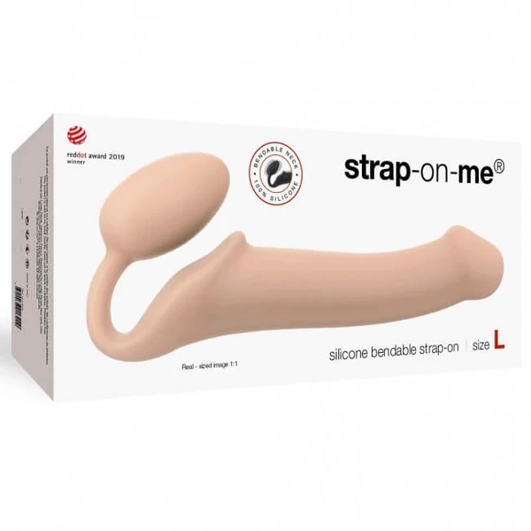 Strap-on-me L - tartópánt nélküli felcsatolható dildó - nagy (natúr)