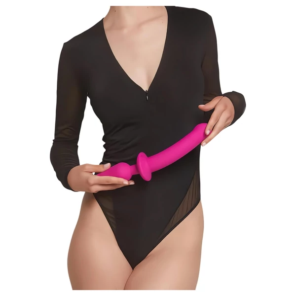 Strap-on-me Switch Semi-Realistic L - 2in1 szilikon dildó (pink)