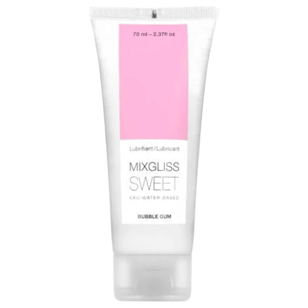 Mixgliss Sweet Bubble Gum - vízbázisú síkosító - rágó (70 ml)