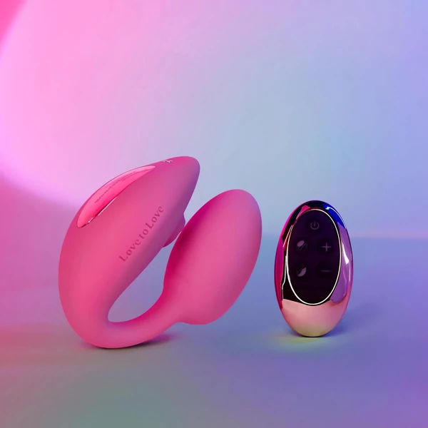 Love to Love Wonderlover - csiklóizgató G-pont vibrátor (pink)