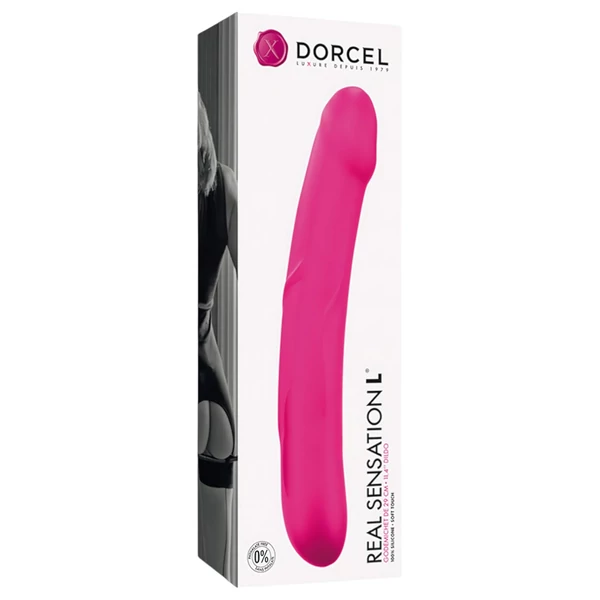 Dorcel Real Sensation L - szilikon dildó (pink)