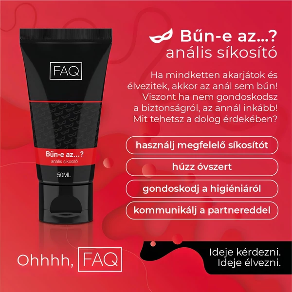 FAQ - Bűn-e az…? anál síkosító (50 ml)