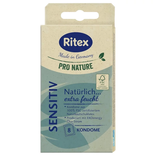 RITEX Pro Nature Sensitive - óvszer (8db)