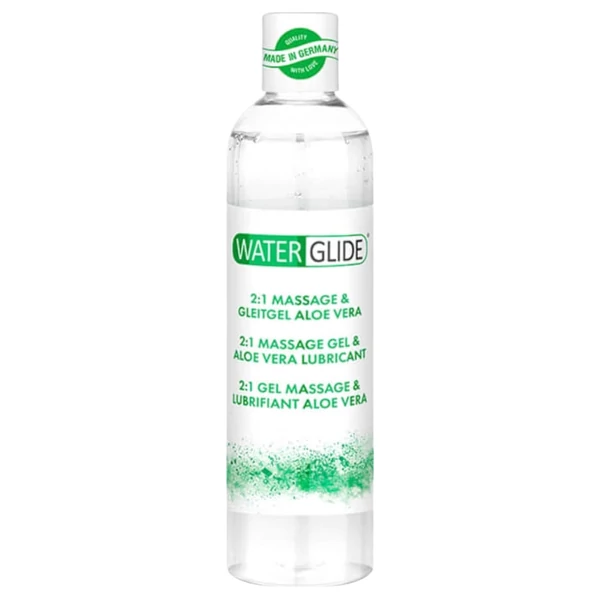 Waterglide 2in1 - aloe verás síkosító és masszázsgél (300 ml)