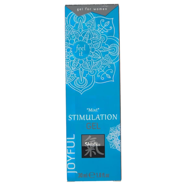 HOT Shiatsu Joyful - stimuláló krém nőknek (menta, 30 ml)