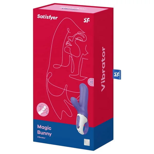 Satisfyer Magic Bunny - vízálló csiklókaros vibrátor (kék)