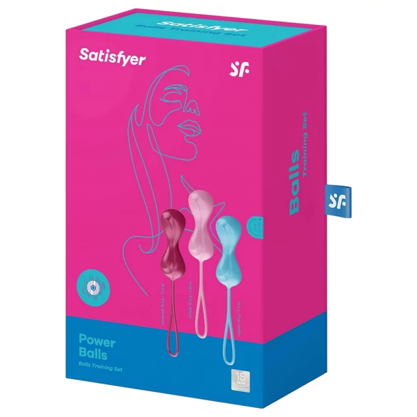 Satisfyer Power Balls - mozgó golyós gésagolyó szett (3db)