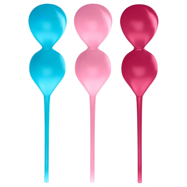 Satisfyer V Balls - gésagolyó duó szett (3 részes)