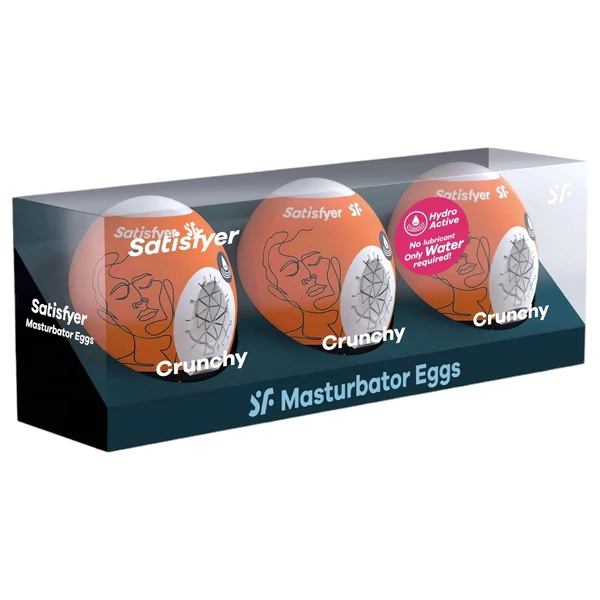 Satisfyer Egg Crunchy - maszturbációs tojás szett (3db)