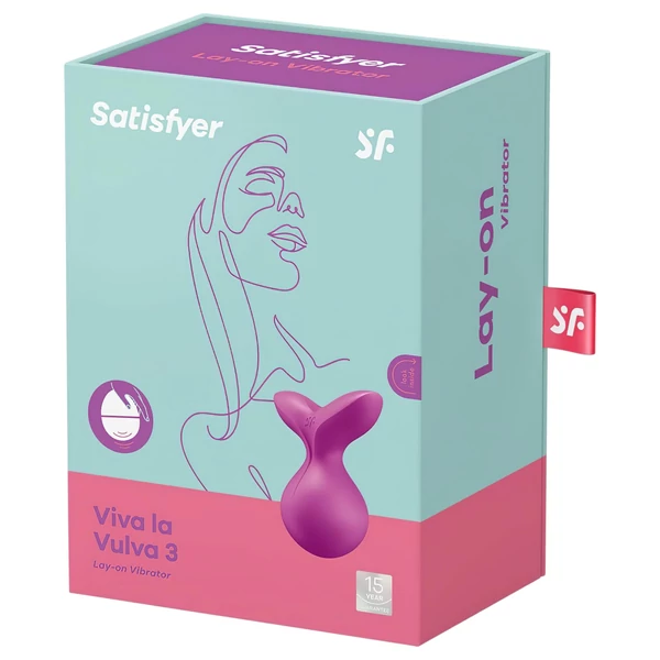 Satisfyer Viva la Vulva 3 - csikló vibrátor (viola)