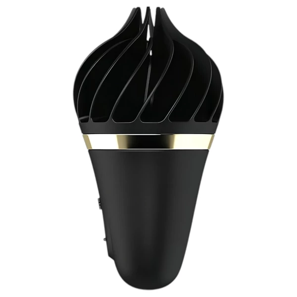 Satisfyer Sweet Treat - akkus, forgó csikló vibrátor (fekete)