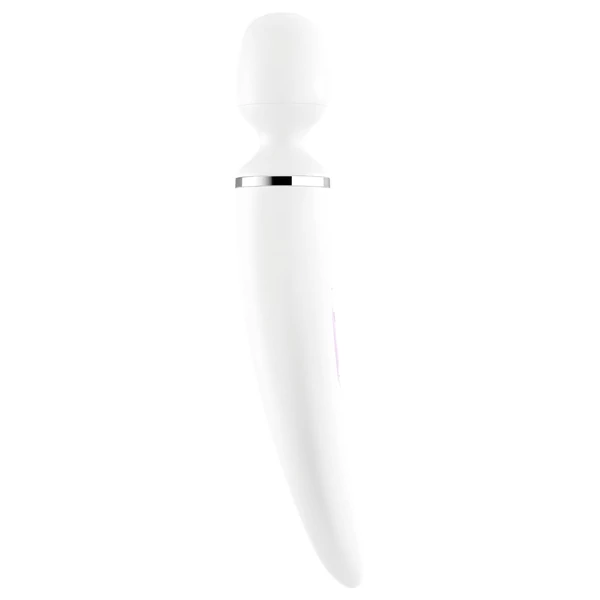 Satisfyer Wand-er Woman - vízálló masszírozó vibrátor (fehér)