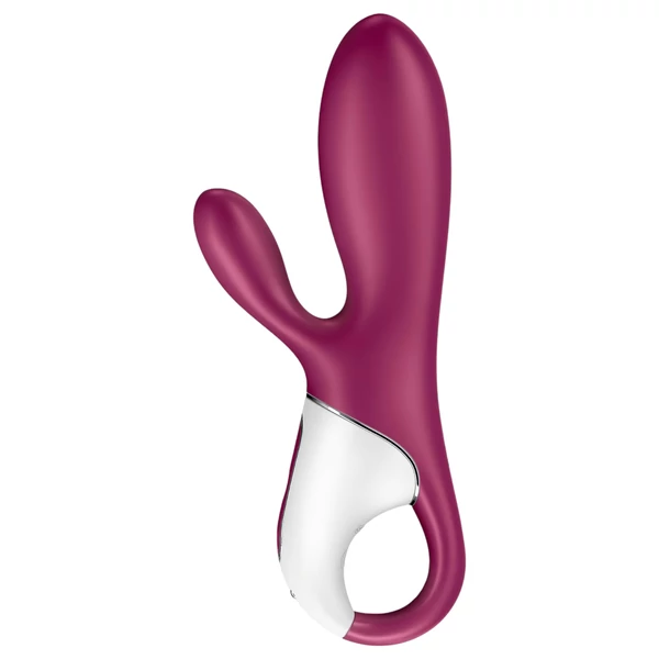 Satisfyer Hot Bunny – App-vezérelt melegítő csiklókaros vibrátor (piros)