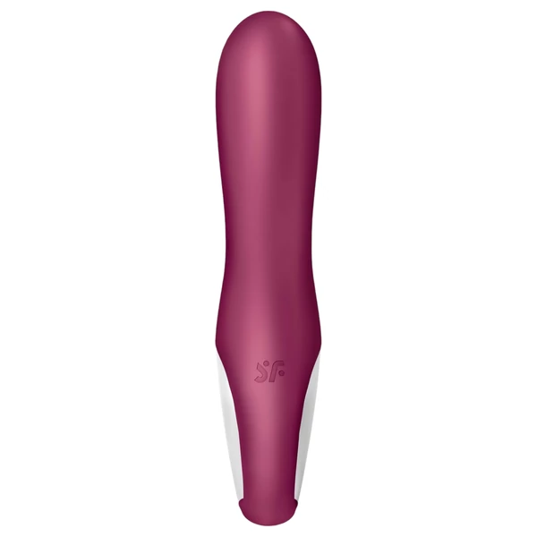 Satisfyer Hot Bunny – App-vezérelt melegítő csiklókaros vibrátor (piros)