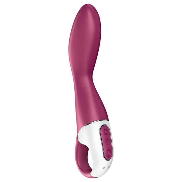 Satisfyer Heated Thrill - App-vezérelt melegítő vibrátor (piros)