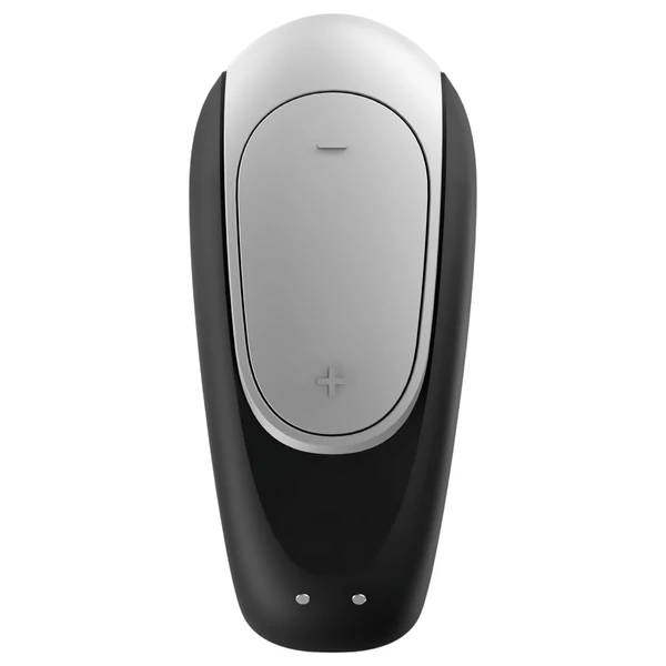 Satisfyer Double Fun - okos, vízálló párvibrátor (fekete)