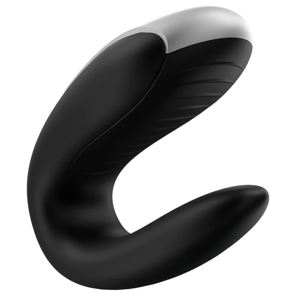Satisfyer Double Fun - App-vezérelt párvibrátor (fekete)