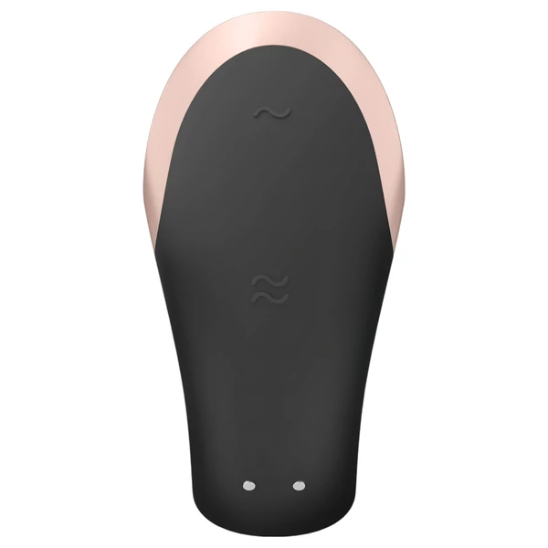 Satisfyer Double Love - App- és távirányítós párvibrátor (fekete)