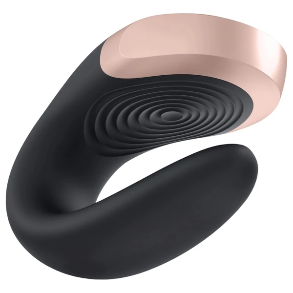 Satisfyer Double Love - App- és távirányítós párvibrátor (fekete)