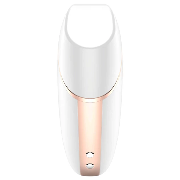 Satisfyer Love Triangle - App-vezérelt léghullámos csiklóizgató (fehér)