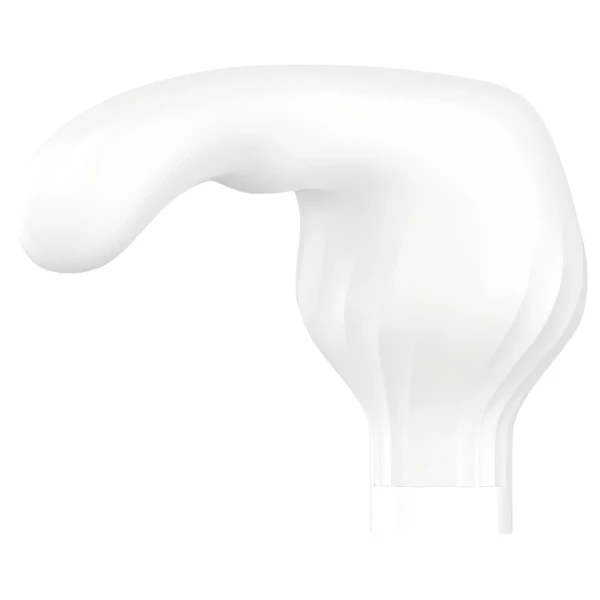 Satisfyer Double Wand-er - App-vezérelt masszírozó vibrátor (fehér)