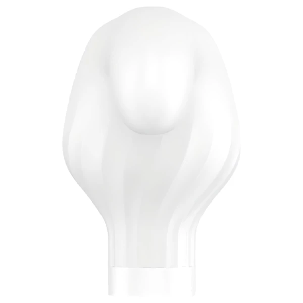 Satisfyer Double Wand-er - App-vezérelt masszírozó vibrátor (fehér)