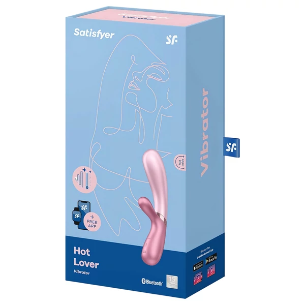 Satisfyer Hot Lover - App-vezérelt vibrátor (pink)
