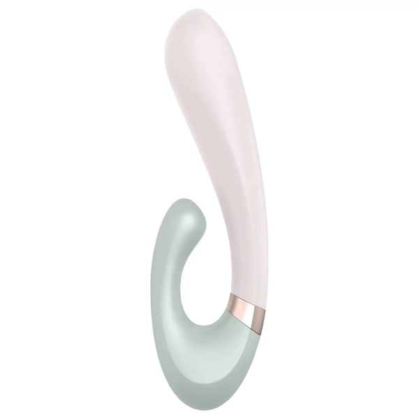 Satisfyer Heat Wave - App-vezérelt melegítő vibrátor (menta)