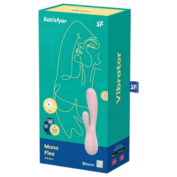 Satisfyer Mono Flex - okos vízálló vibrátor (pink)