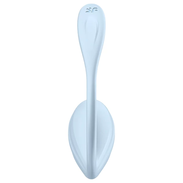 Satisfyer Smooth Petal - App-vezérelt vibrációs tojás (kék)
