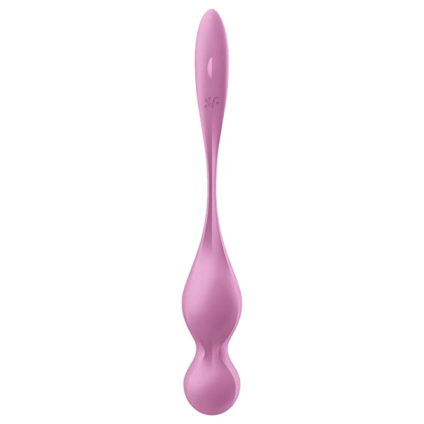 Satisfyer Love Birds 1 - App-vezérelt vibrációs gésagolyó (pink)