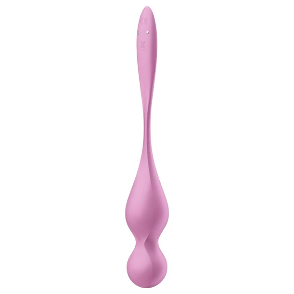 Satisfyer Love Birds 1 - App-vezérelt vibrációs gésagolyó (pink)