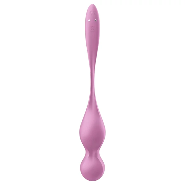 Satisfyer Love Birds 1 - App-vezérelt vibrációs gésagolyó (pink)
