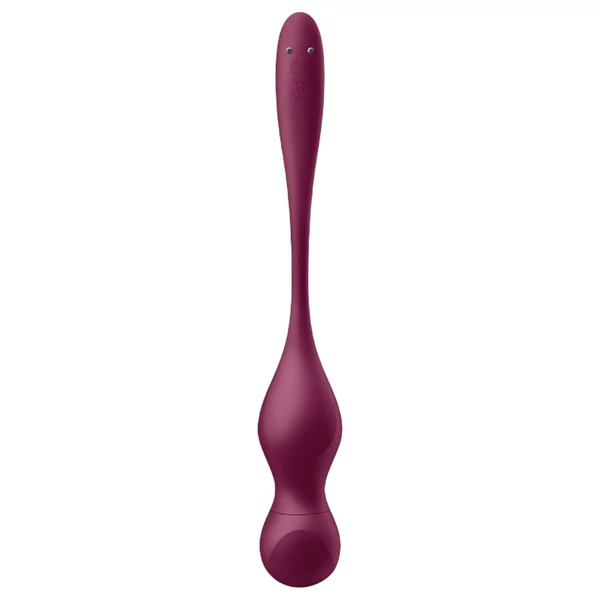 Satisfyer Love Birds Vary - App-vezérelt vibrációs gésagolyó (piros)