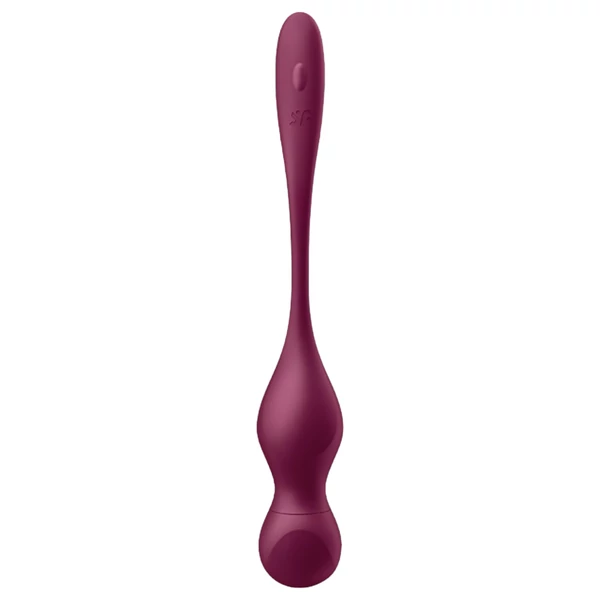 Satisfyer Love Birds Vary - App-vezérelt vibrációs gésagolyó (piros)