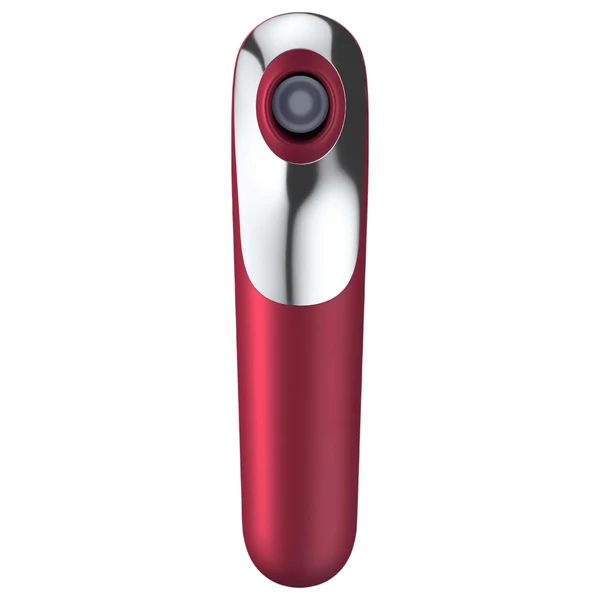 Satisfyer Dual Love - App-vezérelt csiklóvibrátor (piros)