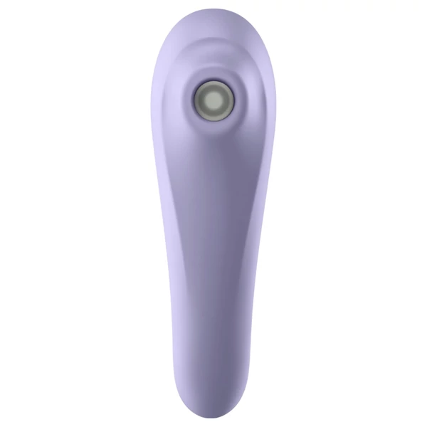 Satisfyer Dual Pleasure - App-vezérelt léghullámos 2in1 vibrátor (lila)
