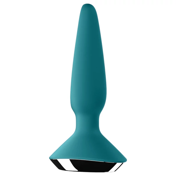 Satisfyer Plug-ilicious 1 - App-vezérelt análvibrátor (zöld)