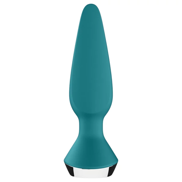 Satisfyer Plug-ilicious 1 - App-vezérelt análvibrátor (zöld)