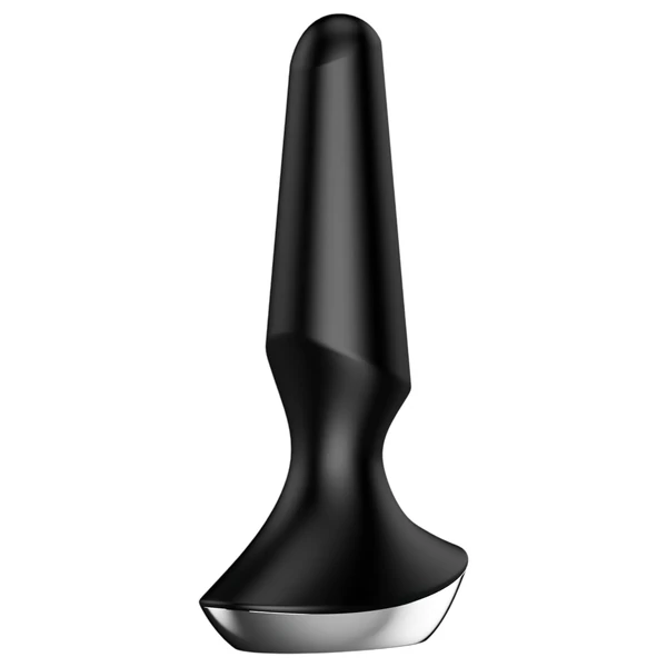 Satisfyer Plug-ilicious 2 - App-vezérelt análvibrátor (fekete)