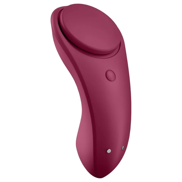 Satisfyer Sexy Secret - App-vezérelt bugyi vibrátor (piros)