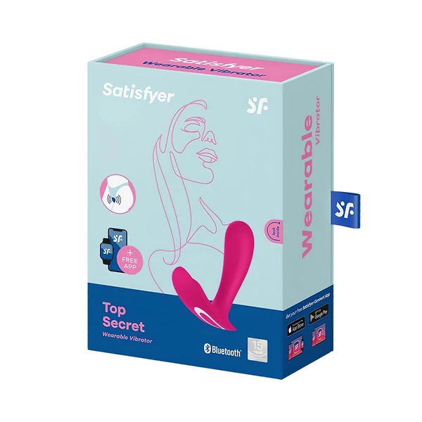 Satisfyer Top Secret - App-vezérelt vibrátor (pink)