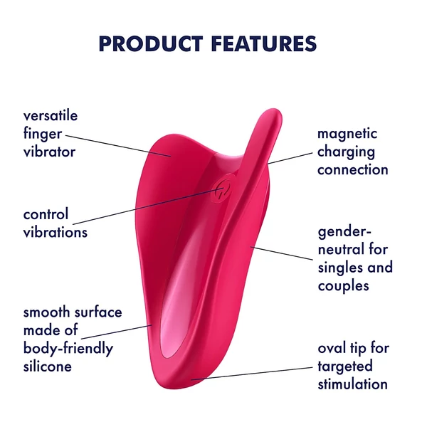 Satisfyer High Fly - akkus, vízálló csikló vibrátor (pink)
