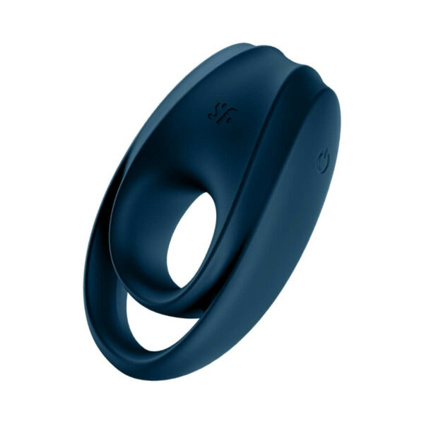 Satisfyer Incredible Duo - akkus, vibrációs péniszgyűrű (kék)