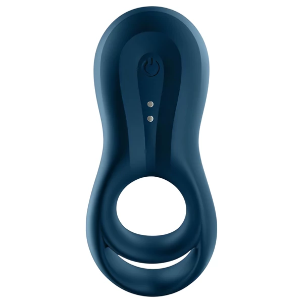 Satisfyer Epic Duo - okos vibrációs péniszgyűrű (fekete)