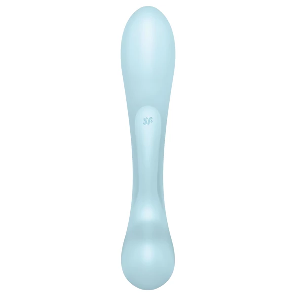 Satisfyer Triple Oh - akkus, csiklókaros vibrátor (kék)