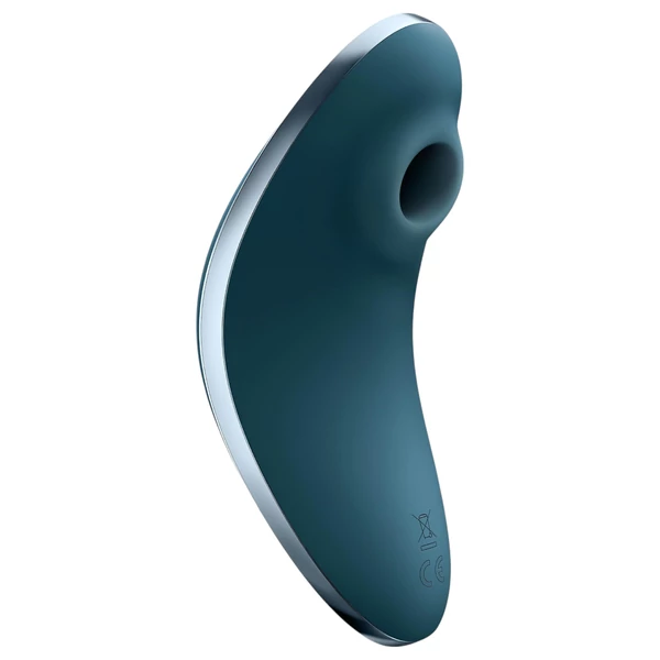 Satisfyer Vulva Lover 1 - akkus léghullámos csikló vibrátor (kék)