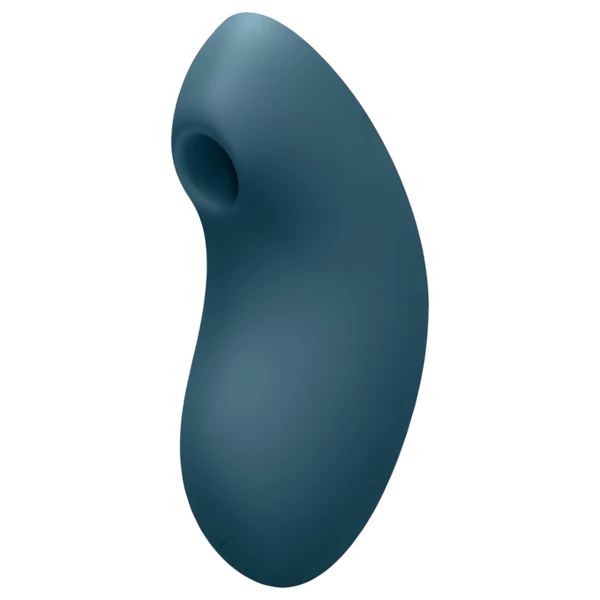 Satisfyer Vulva Lover 2 - akkus léghullámos csikló vibrátor (kék)